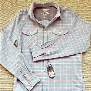 PD&C NWT Lav/Salmon Flannel Men’s Size Small